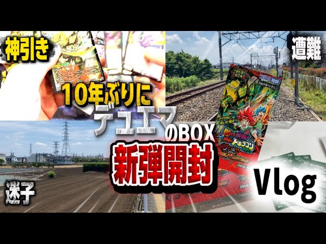 デュエルマスターズ新弾を探すVlogのサムネイル